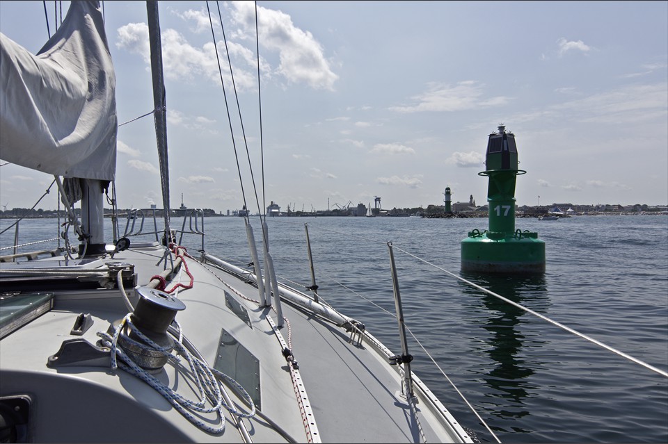 Einfahrt Warnemünde Seekanal