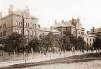 Regimentskaserne Rostock Ulmenstra&szlig;e um 1900