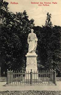 Putbus - Denkmal des F&uuml;rsten Malte von Putbus, um 1905
